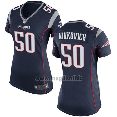 Maglia NFL Game Donna New England Patriots Ninkovich Nero